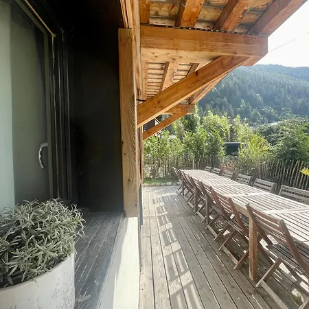 Le Petit Nicolas, Jacuzzi, Vue Mont Blanc Domek alpejski *