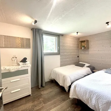 בקתה Le Petit Nicolas, Jacuzzi, Vue Mont Blanc שאמוני