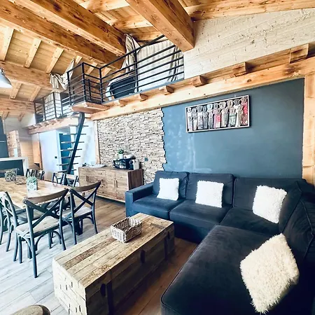 Le Petit Nicolas, Jacuzzi, Vue Mont Blanc Domek alpejski