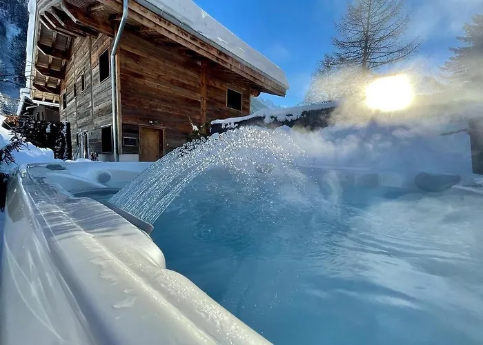 Le Petit Nicolas, Jacuzzi, Vue Mont Blanc Chamonix Mont Blanc